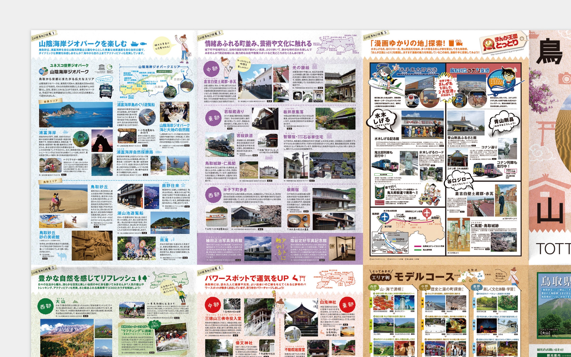 鳥取県観光ガイドマップ 2枚目